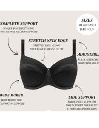Fantasie Envisage: Side Support Bra FL6911 - Black
