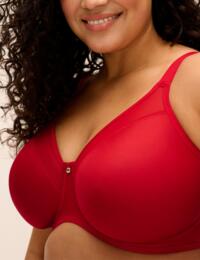 Elomi Smooth: T-Shirt Bra EL4301 - Haute Red