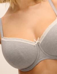 Freya Flirt: Padded Half Cup AA403315 - Grey Marl