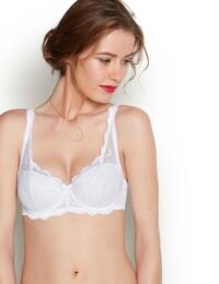 Playtex Flower Lace: Lightly Padded P02BF - White