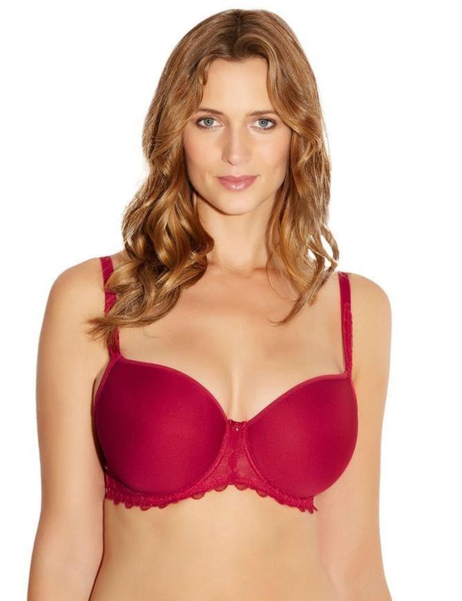 9002 Fantasie Eclipse Spacer Moulded Balcony Bra, 9002 Hibiscus