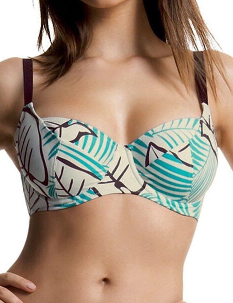 Fantasie Honolulu 5100 Underwired Balcony Bikini Top Peacock